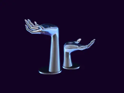 Hand mannequin for jewelry 3D print model