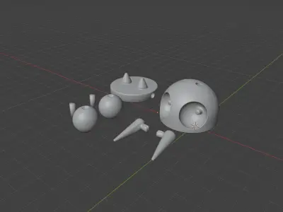 REPO ROBOT keychain  3D print model