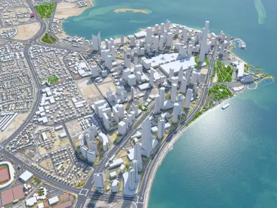  Doha City in Qatar 