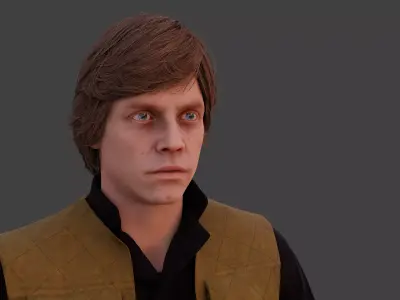 Luke Skywalker - Star Wars Shadows of the Empire 3D model