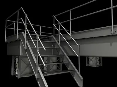 Metal Platform 3D model