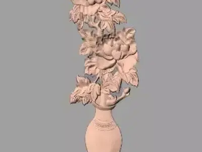 Artcam 3D relief STL models for CNC woodworking E148 3D model