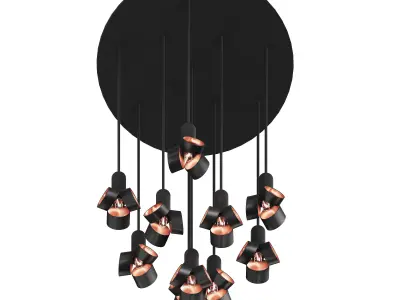  Cantenac Circular Chandelier  3D model