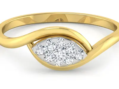 Light Weight Modern Ring  3D print model