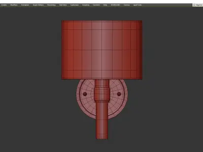 LORA sconce Low-poly 3D model