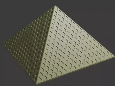 Pirmide del Louvre Free 3D model