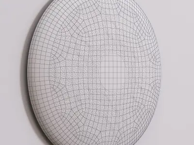 Brass Sconce Low-poly 3D model