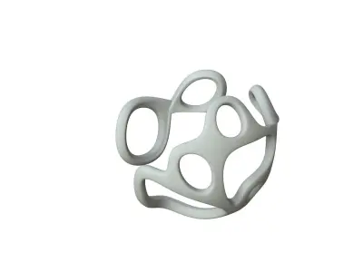 SciFi Cube Object No 37874 Low Poly Shape Texture