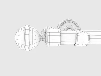 Curtain Rods No3 3D model