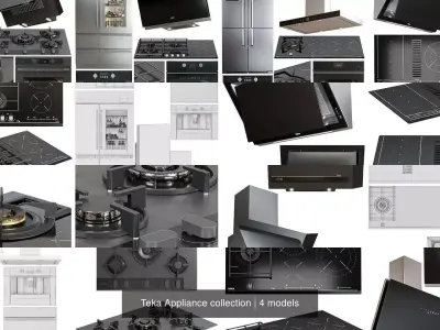 Teka Appliance collection 3D Model Pack