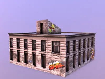 House v3 Low-poly 3D model