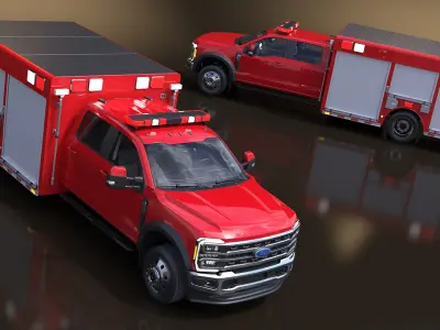  Light Rescue Truck Based on Ford F-550 Lariat 