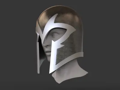 Magneto Helmet 3D print model