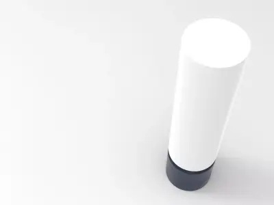 Huhe Bedside Lamp Low-poly 3D model