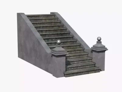 Stone And Concrete Stairs Pack 8 Models