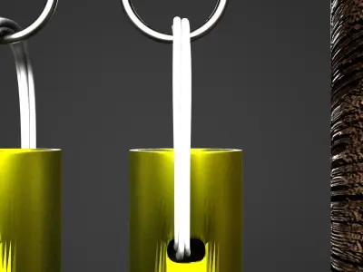 Chimes Instrument Percussion Music 3D model