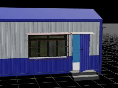 Security Cabin 3D model