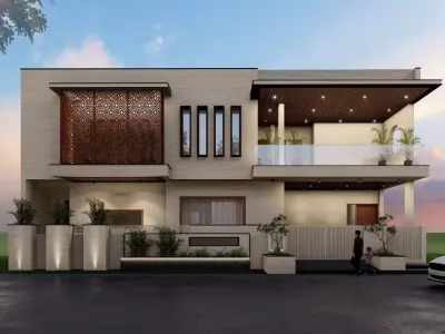 Residential Bungalow  3D model