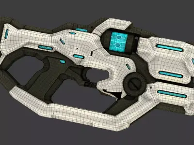 Zenith Cannon Low-poly 3D model