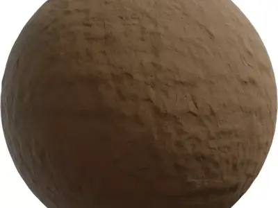 Realistic Dry Brown Soil Ground PBR Texture Texture