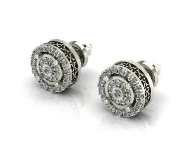 small earings 4 3D print model