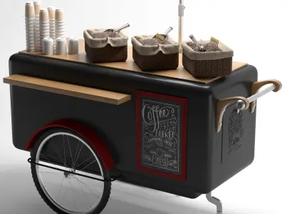coffee bike 3D model