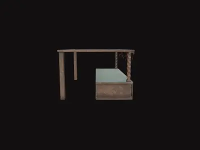 Stall Low-poly 3D model