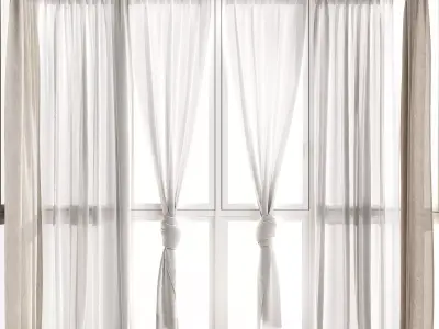 Curtain Set 511C 3D model