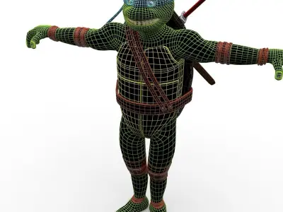 Teenage Mutant Ninja Turtles - Leonardo 3D model