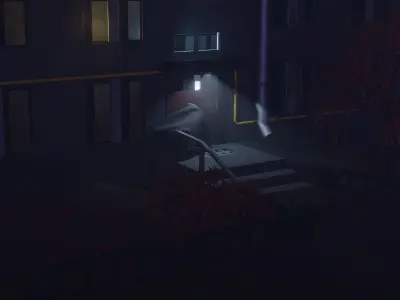 Scary place 3D model