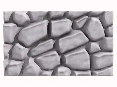 Medieval Stone Wall Pack 10 Modular Wall Segments