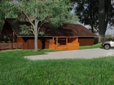 House Exterior 3D model 7