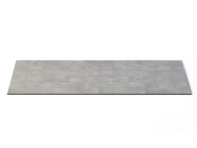 Concrete Base 12m x 24m Low-poly 3D model