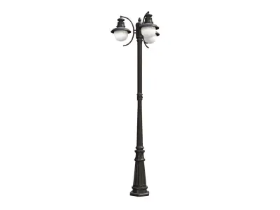 Street Light 01 - Game-ready - PBR Low-poly Low-poly 3D model