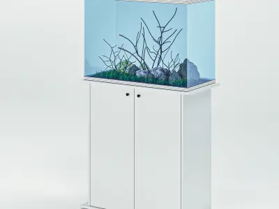 ASKOOL PURE XL - Glass Acquarium - Only Model 3D model