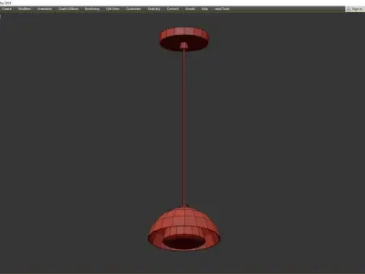 Eco Lamp GRETA Low-poly 3D model