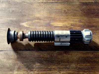 Obi-Wan Kenobi Lightsaber A New Hope 3D print model
