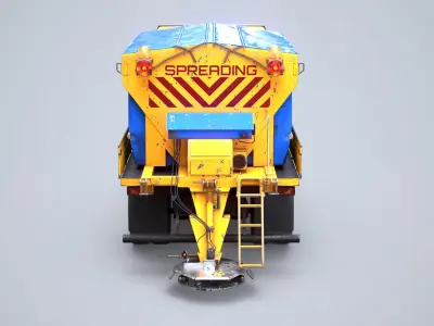  Used Winter Service Truck with Salt Spreader 