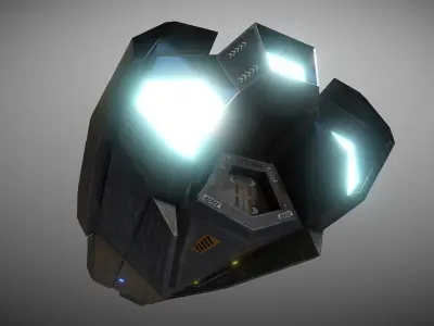 Space Force 1 Transport Low-poly 3D model