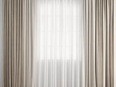 Curtain 304 3D model