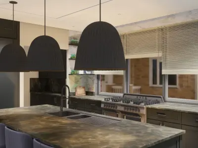 Full Furnished modern House 426 3D model