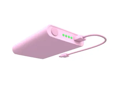 Power Bank Icon v1 006 Low-poly 3D model