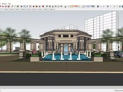 Sketchup Entrance B7 3D model