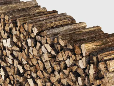 Firewood decor n2 3D model