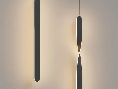 Stix pendant light 3D model