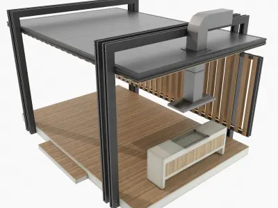 Summer house 3D model buy
