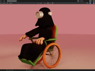 Professor Hood AKA Dr HOOD 3D Model 3D model