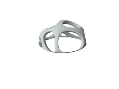 SciFi Cube Object No 55999 Low Poly Shape Low-poly 3D model