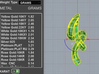 Advanced Triple Spiral Pendant 3D print model