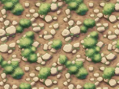 Stylized Ground Seamless Texture Texture 24